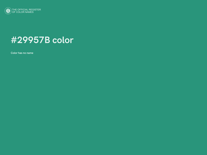 #29957B color image