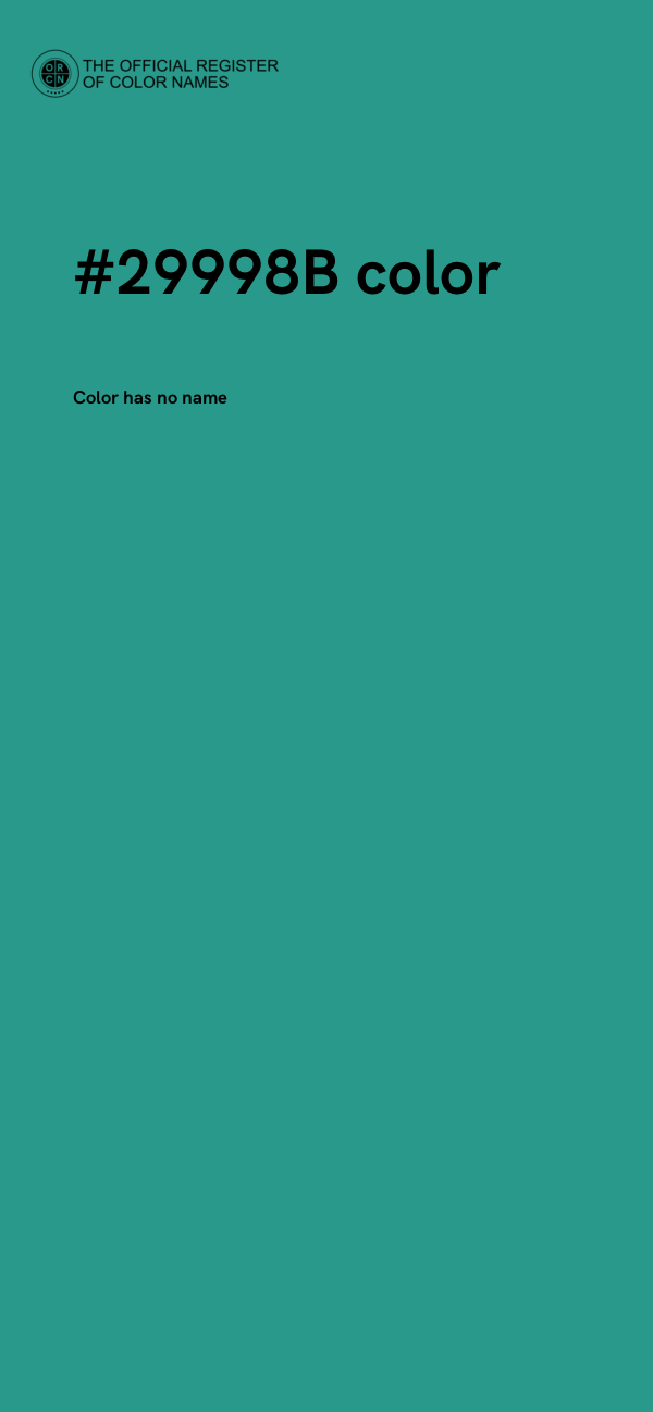 #29998B color image