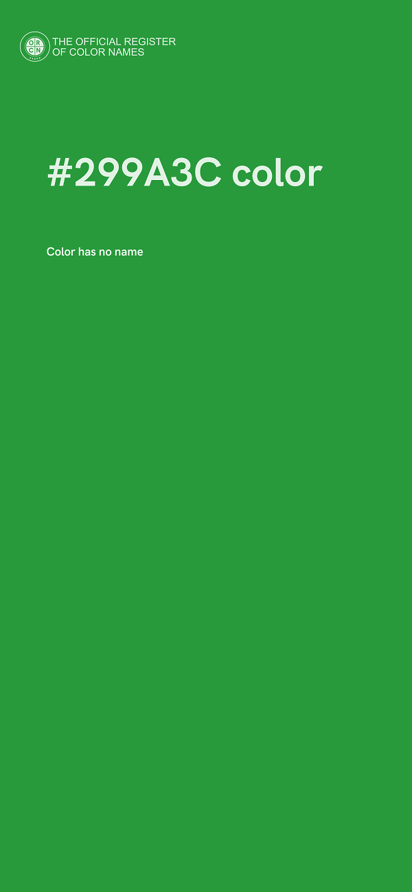 #299A3C color image