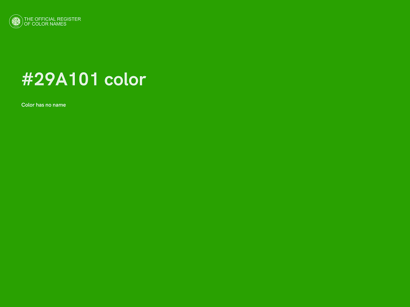 #29A101 color image