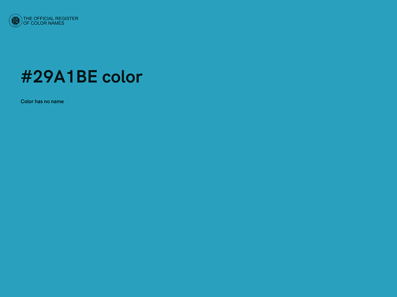 #29A1BE color image