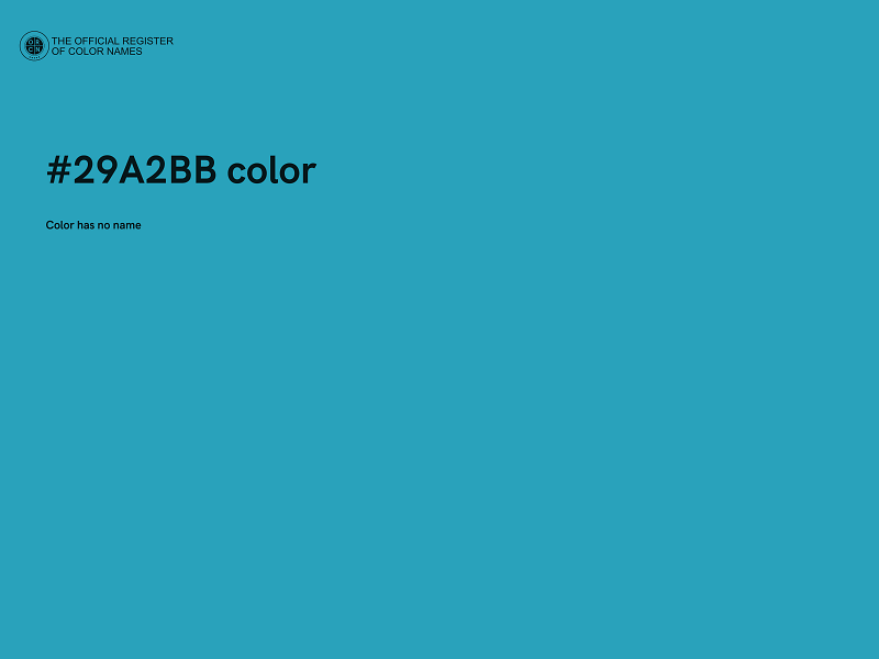 #29A2BB color image