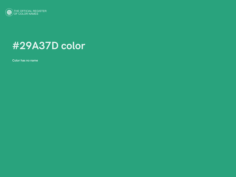 #29A37D color image
