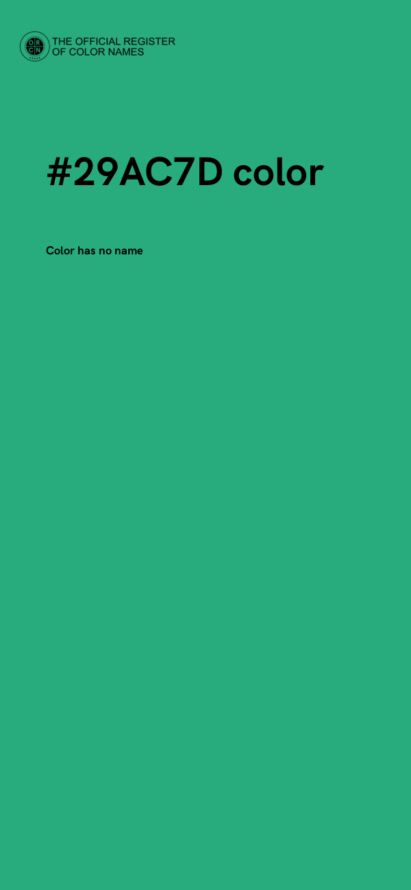 #29AC7D color image