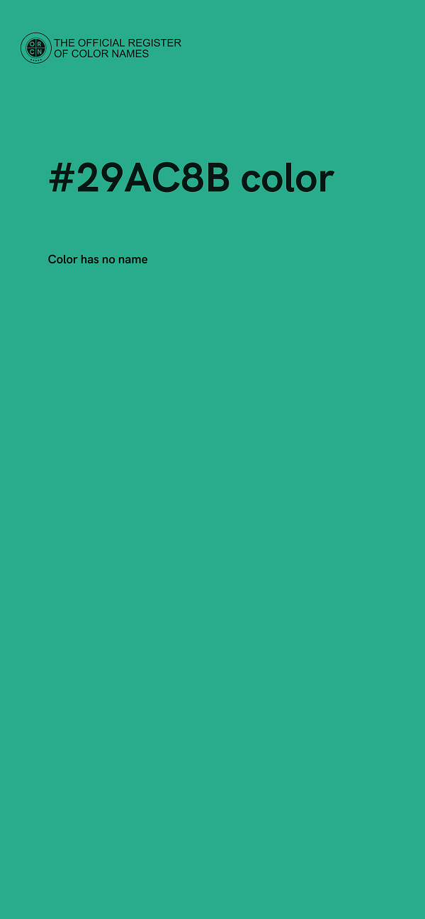 #29AC8B color image