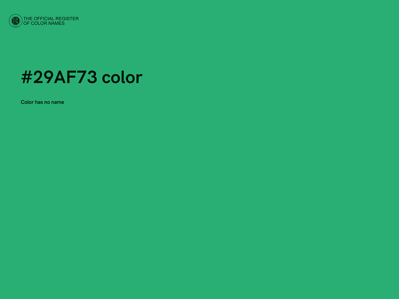 #29AF73 color image