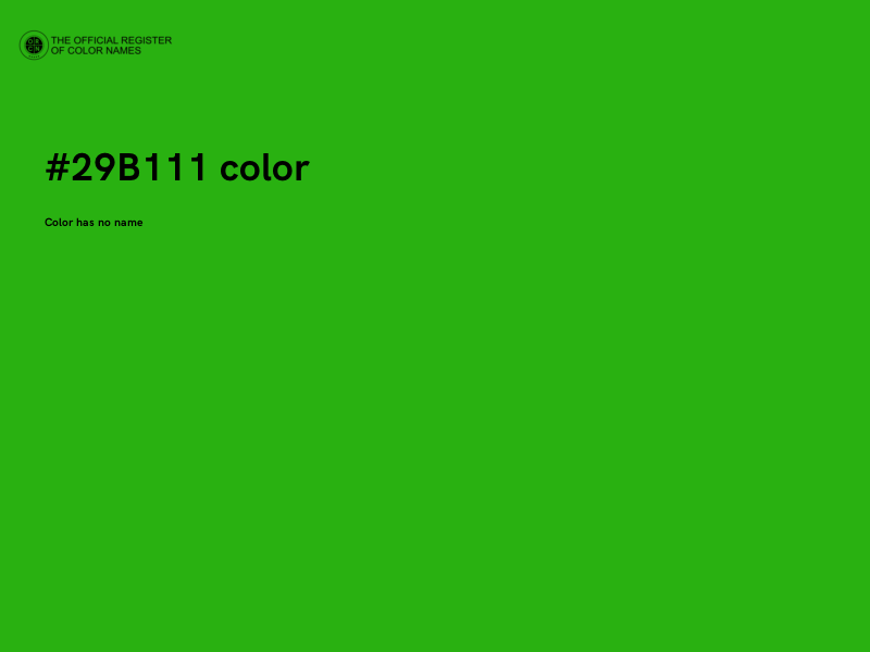 #29B111 color image