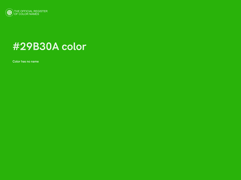 #29B30A color image