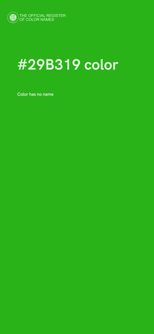 #29B319 color image