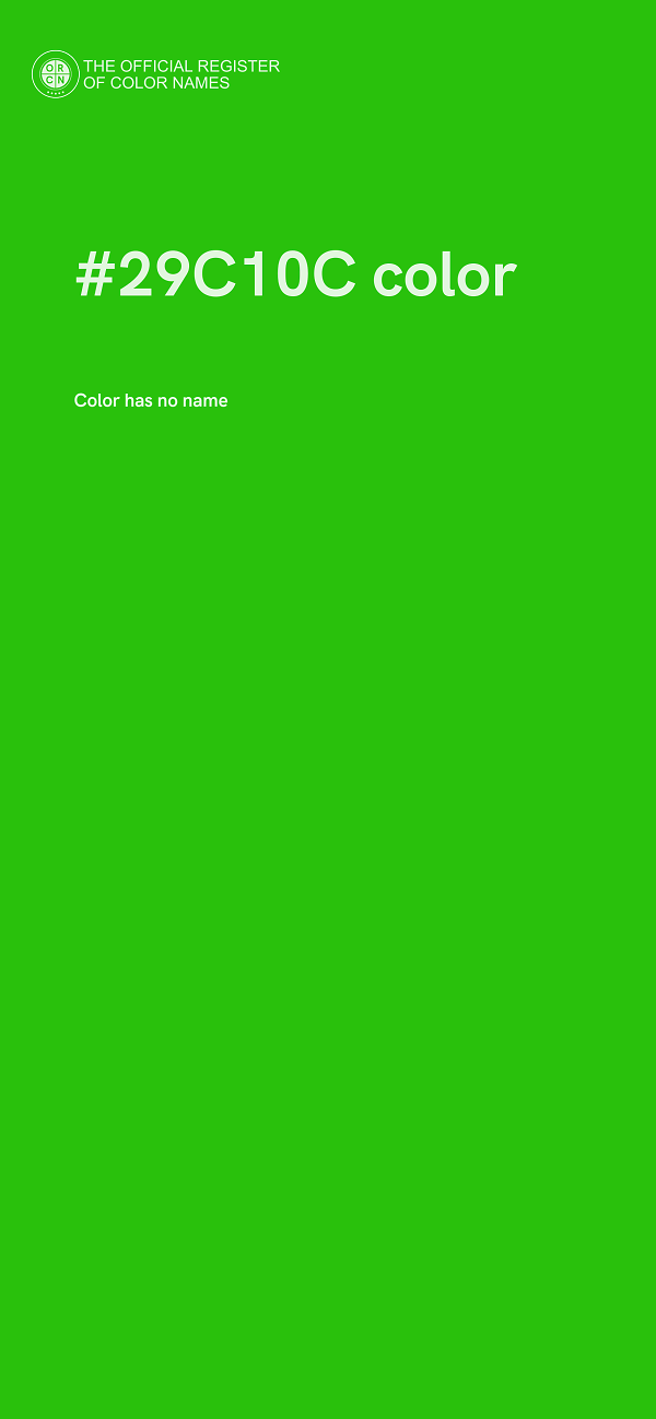 #29C10C color image