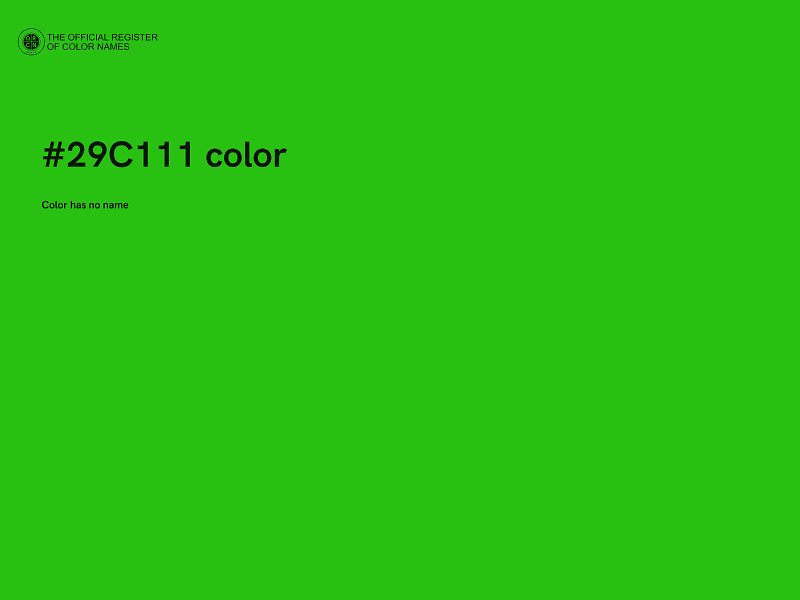 #29C111 color image