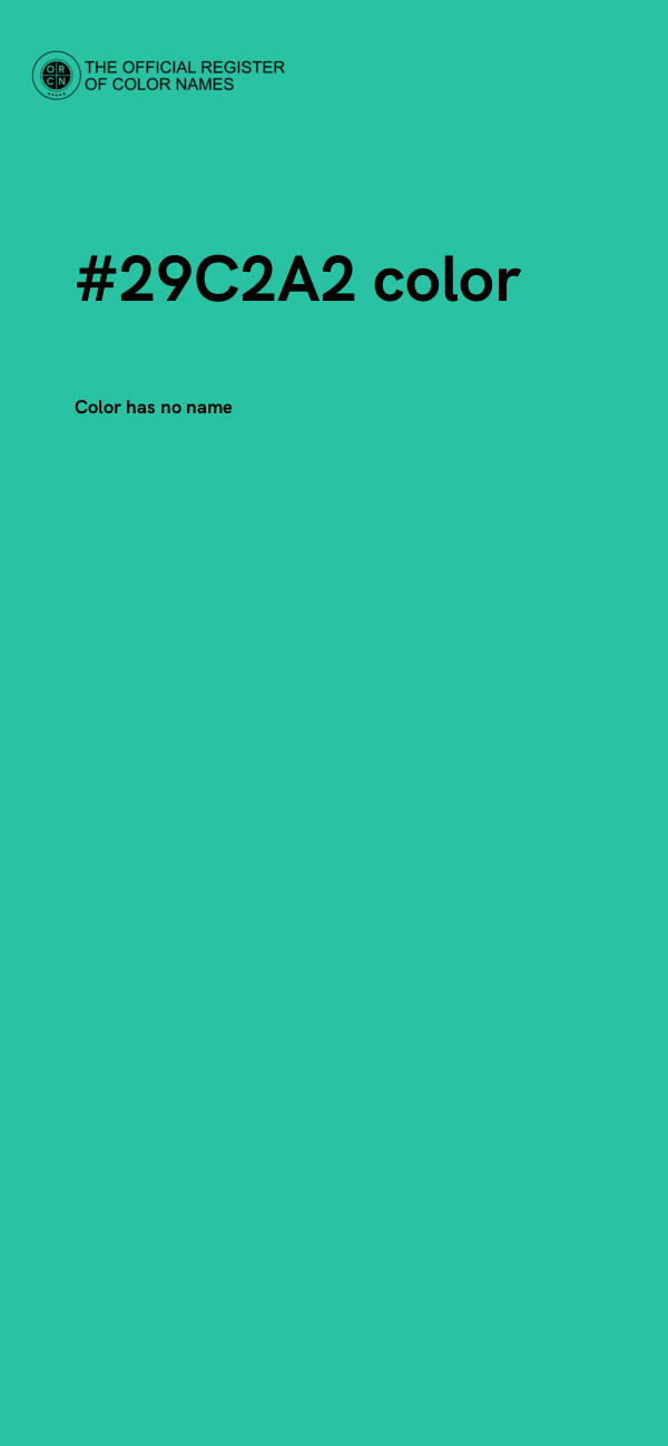 #29C2A2 color image