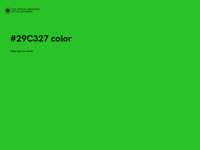 #29C327 color image
