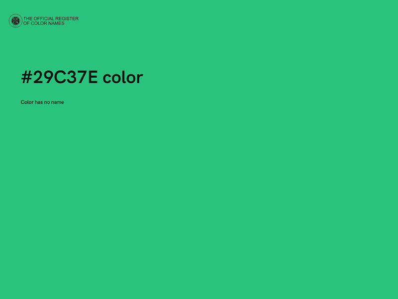 #29C37E color image