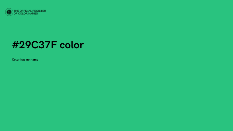 #29C37F color image