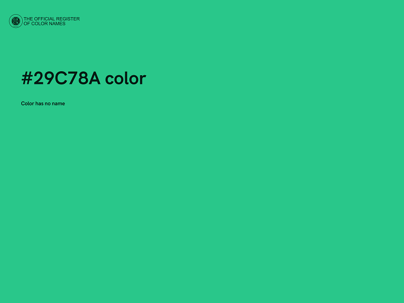 #29C78A color image