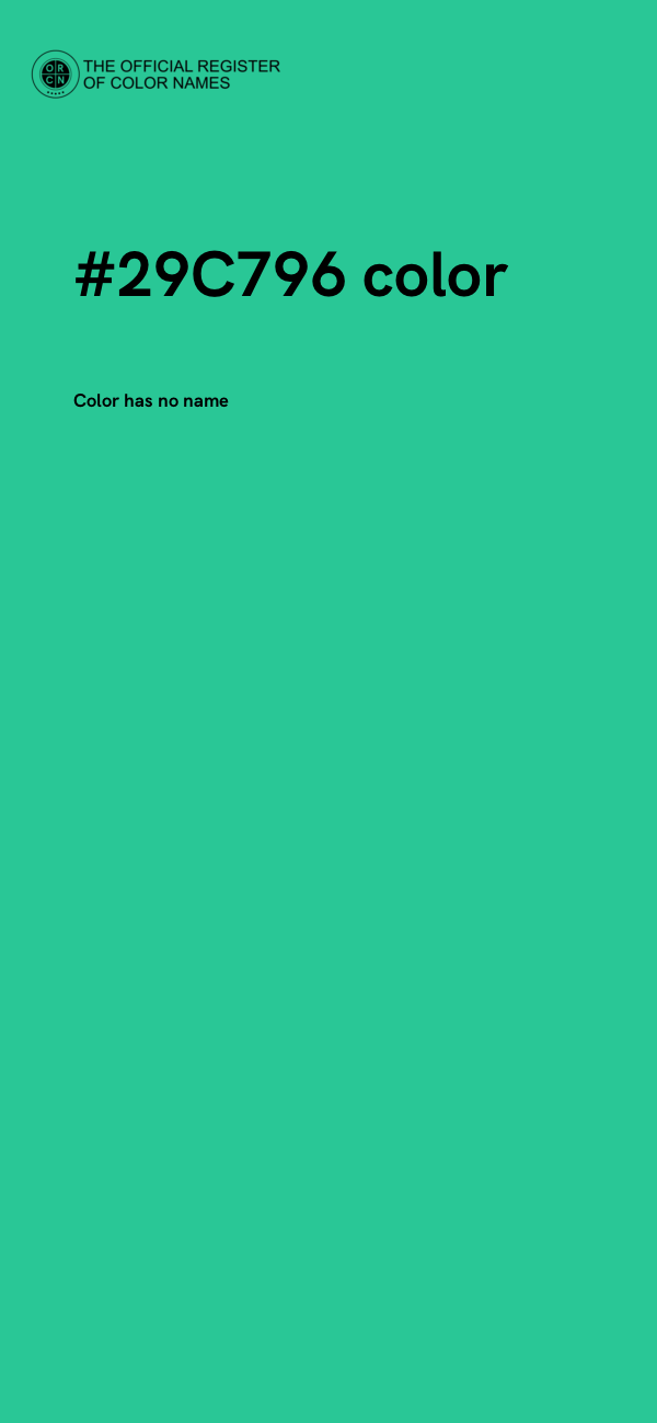 #29C796 color image