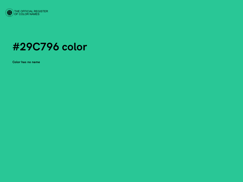 #29C796 color image