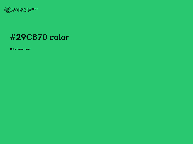 #29C870 color image