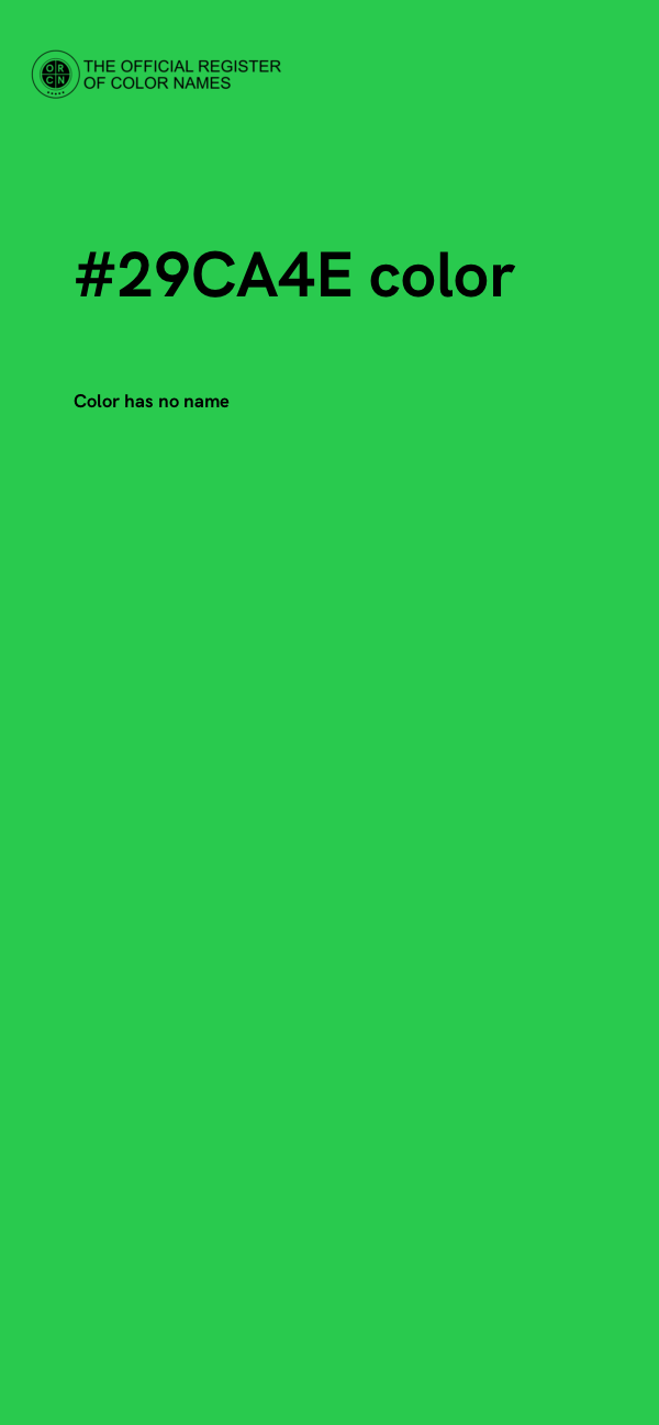 #29CA4E color image