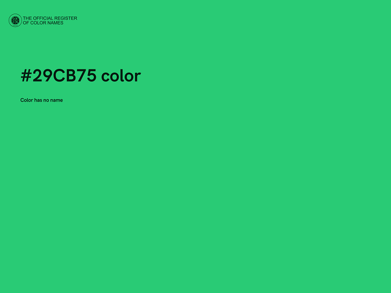 #29CB75 color image