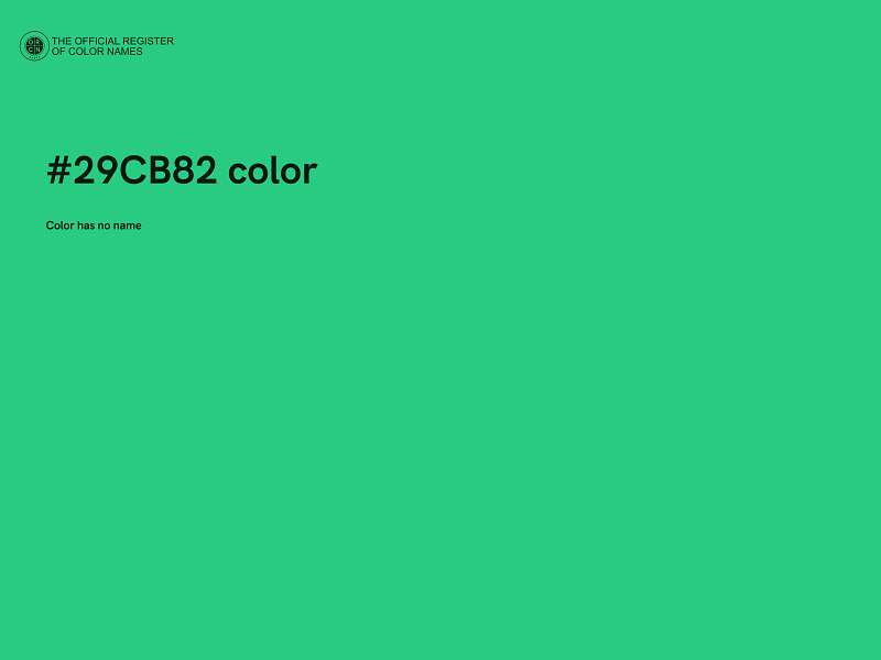 #29CB82 color image