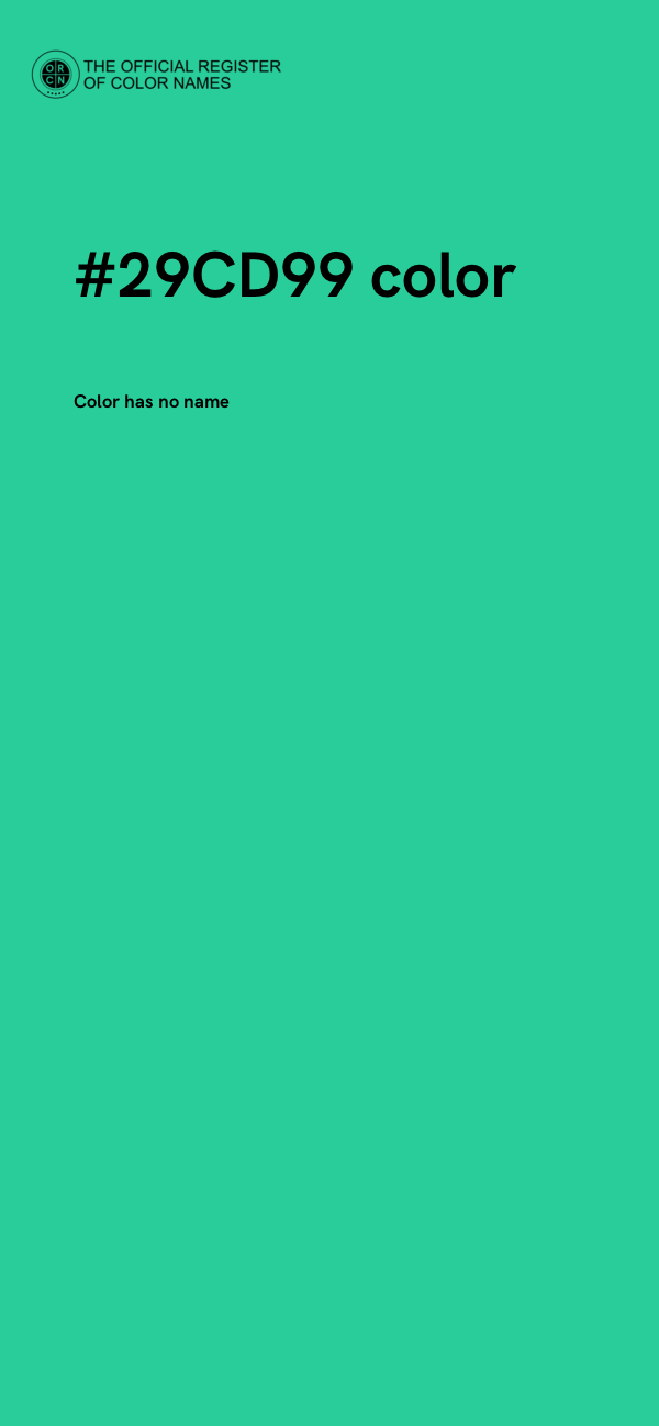 #29CD99 color image