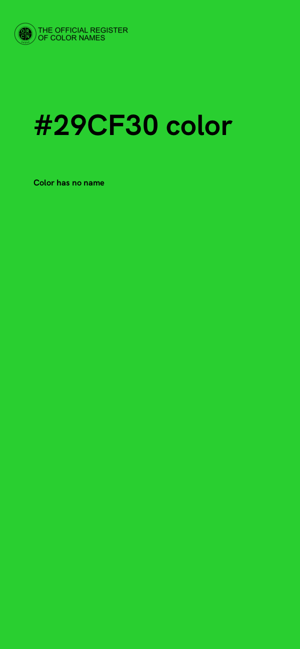 #29CF30 color image