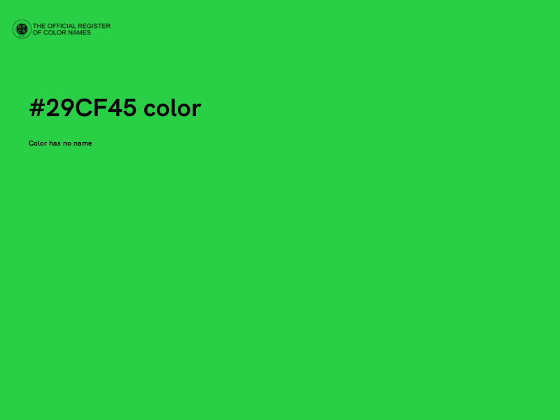 #29CF45 color image