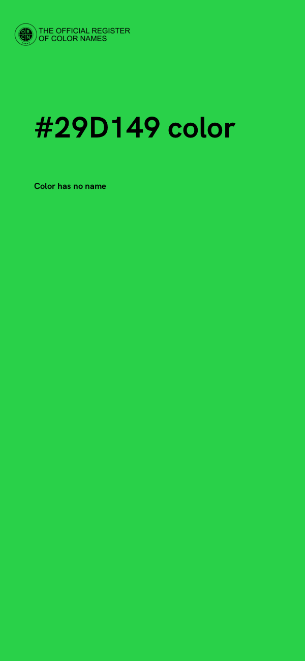 #29D149 color image