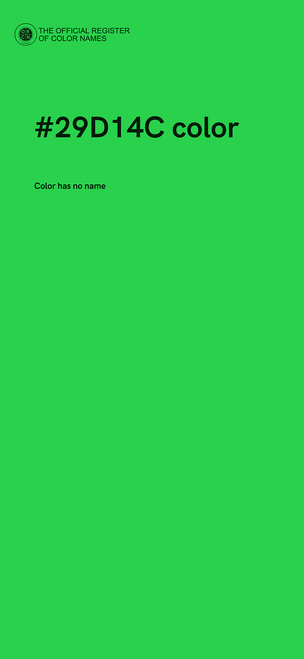 #29D14C color image