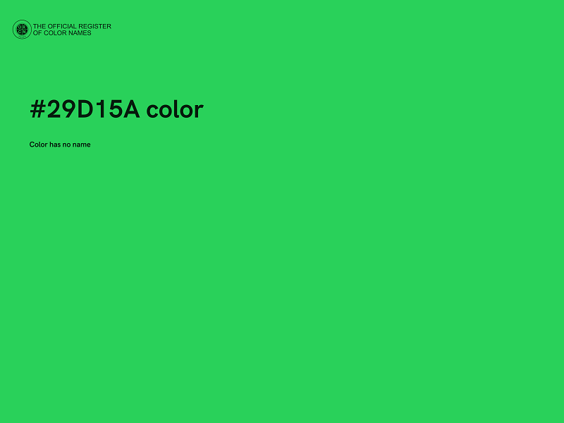 #29D15A color image