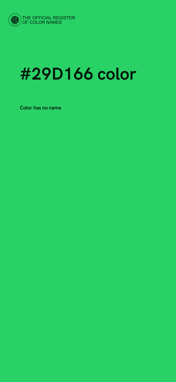 #29D166 color image