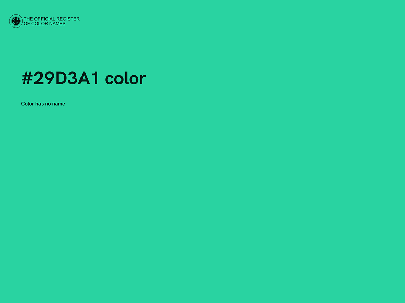 #29D3A1 color image