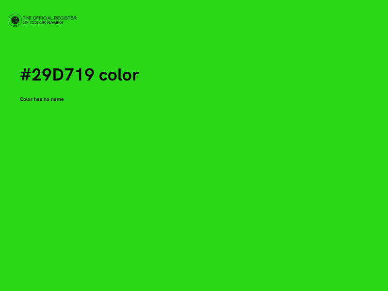 #29D719 color image