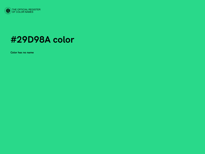 #29D98A color image