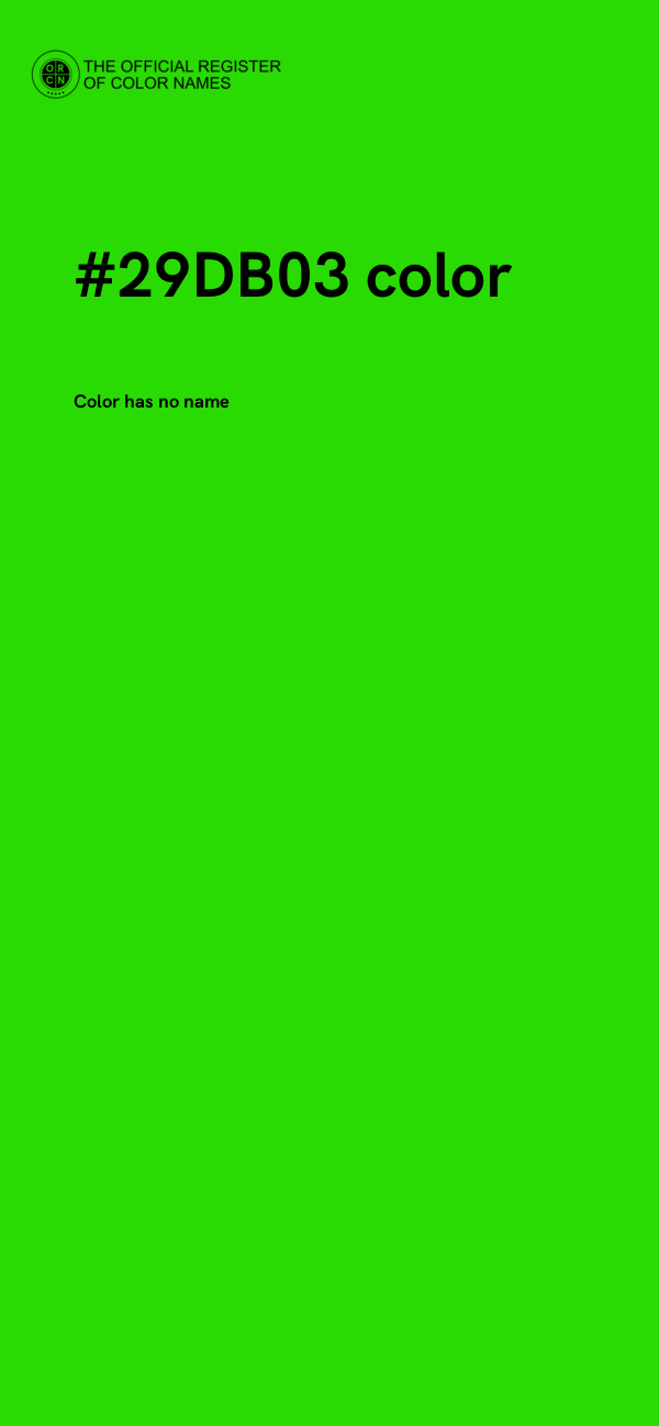 #29DB03 color image