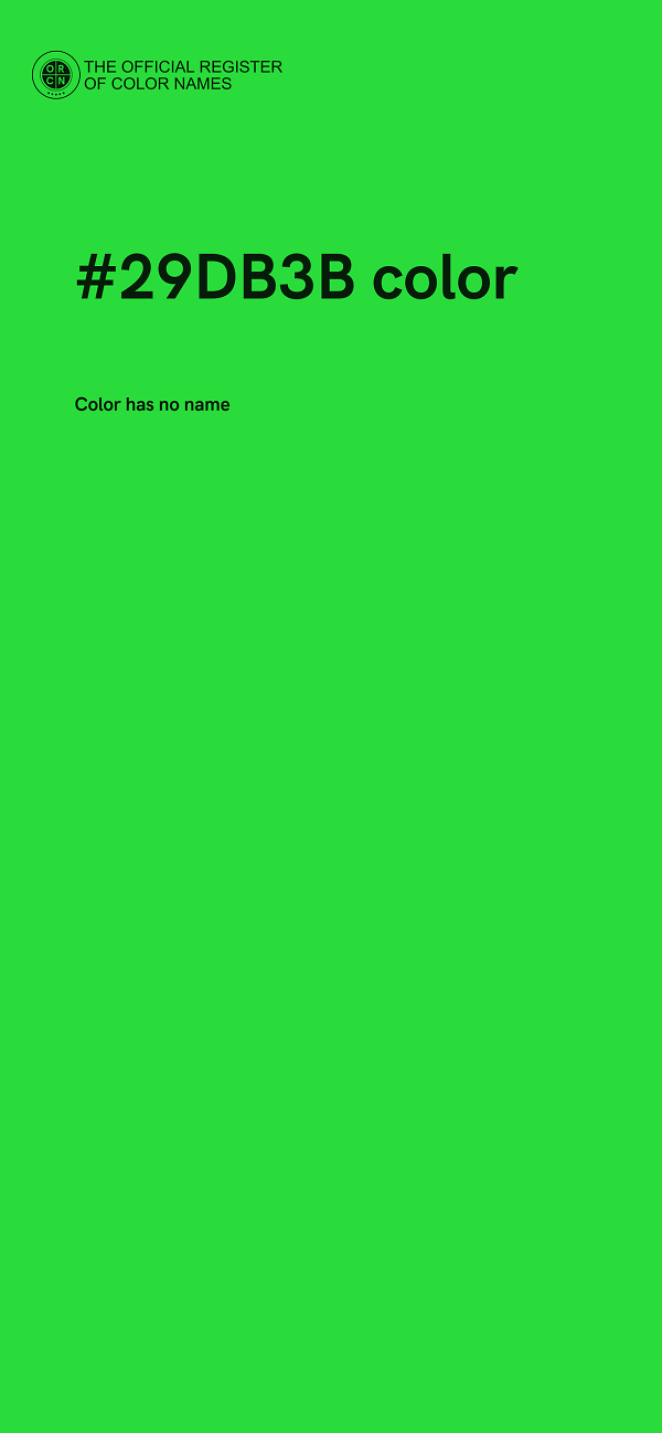#29DB3B color image