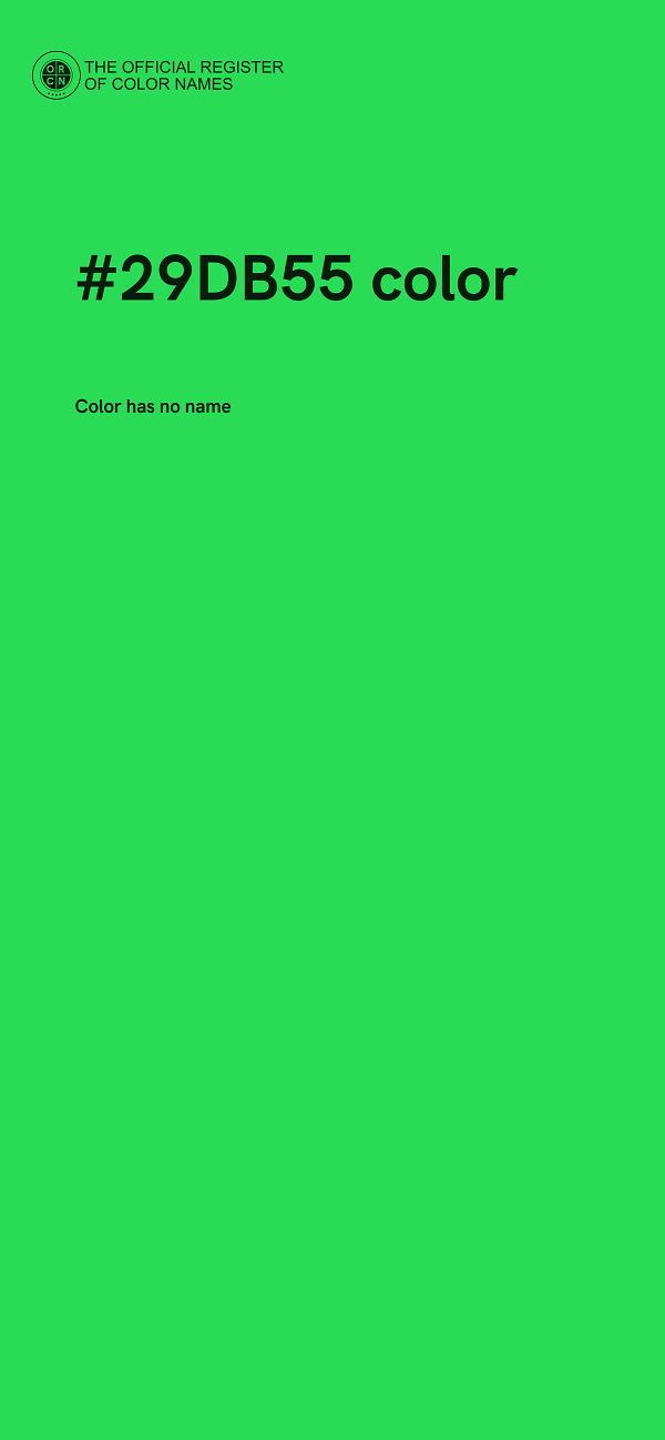 #29DB55 color image