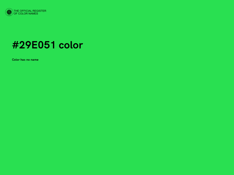 #29E051 color image