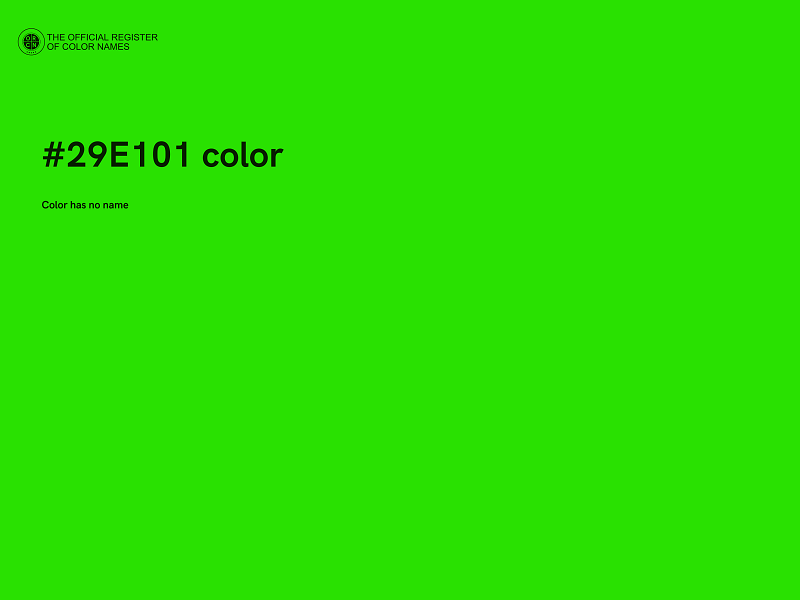 #29E101 color image