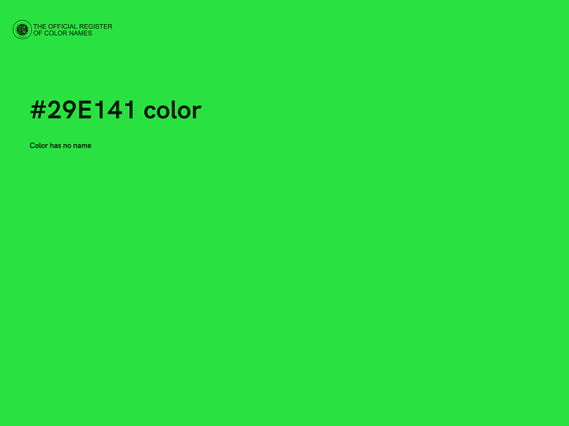 #29E141 color image