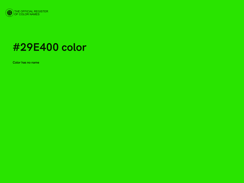 #29E400 color image