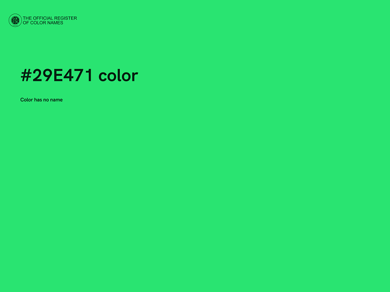 #29E471 color image