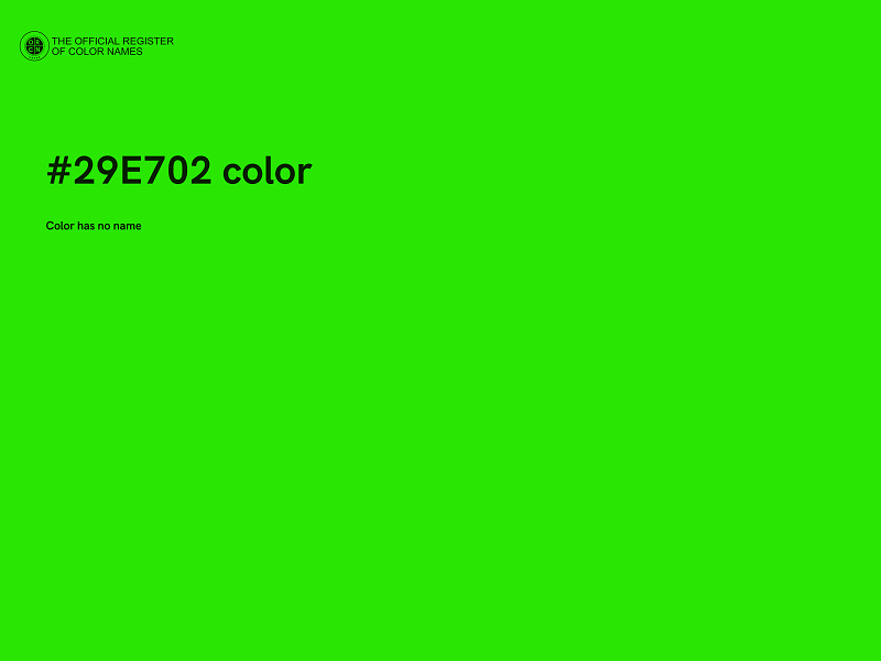 #29E702 color image