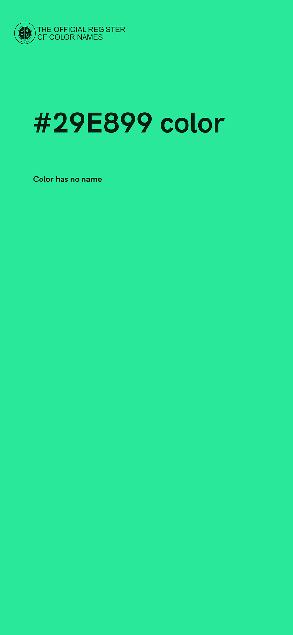#29E899 color image