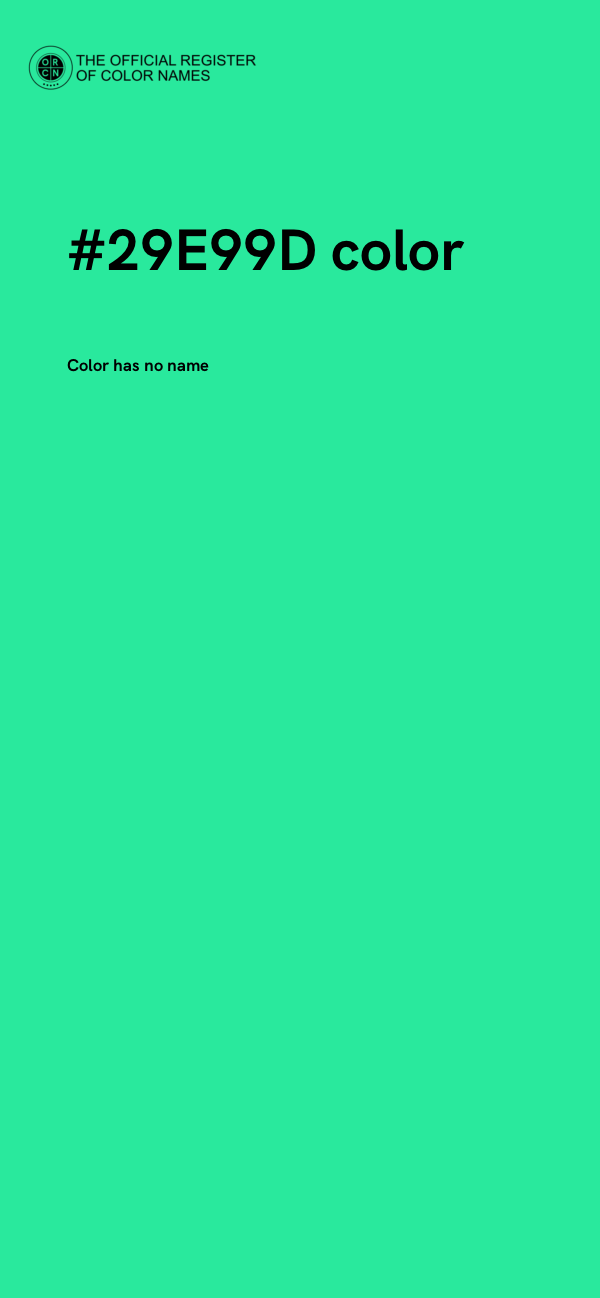 #29E99D color image