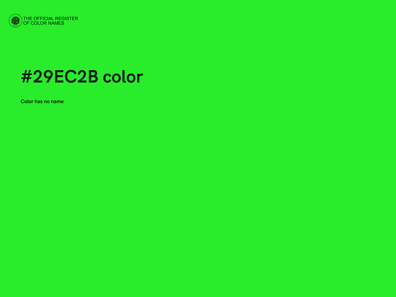 #29EC2B color image