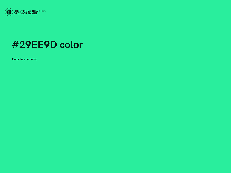 #29EE9D color image
