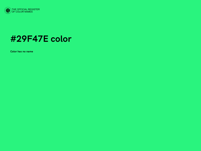 #29F47E color image